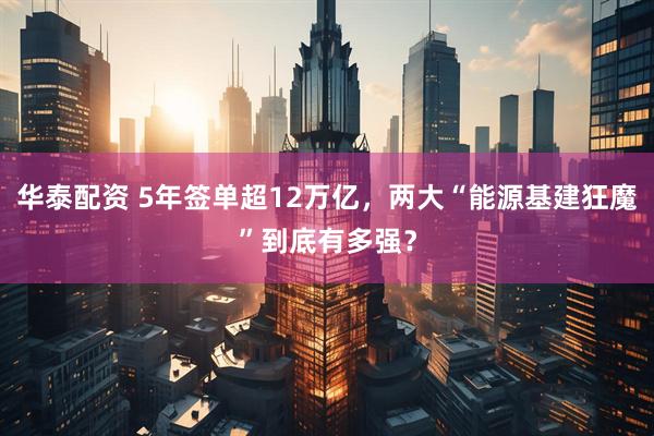 华泰配资 5年签单超12万亿，两大“能源基建狂魔”到底有多强？