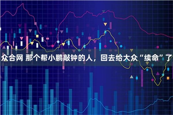 众合网 那个帮小鹏敲钟的人，回去给大众“续命”了