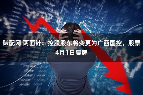 赚配网 两面针：控股股东将变更为广西国控，股票4月1日复牌
