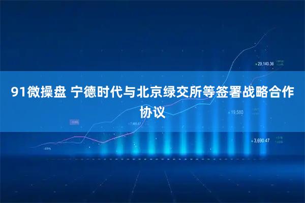 91微操盘 宁德时代与北京绿交所等签署战略合作协议